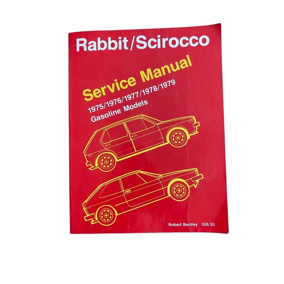 Rabbit / Scirocco Service Manual 1975 , 1976 , 1977 , 1978 , 1979 Gasoline Model - Picture 1 of 3
